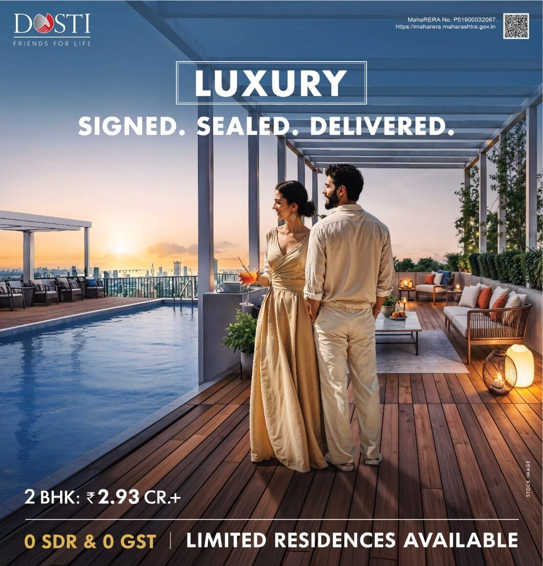 2bhk in wadala Dosti eastern bay wadala